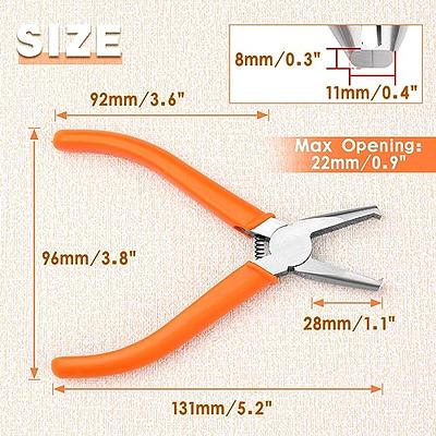 LEONTOOL Transverse End Cutter SMT/SMD Chip Cutters Side Cutting Pliers 90  Degree Blade Front Angle Cutter with Extra Long Flat Nose Flush Cutters  with 0.31 Inches Cutting Edge for Tight Places 