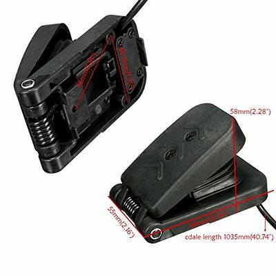 TDPRO 48V 1800W Brushless Electric Motor Controller Throttle Accelerator  Pedal Set for Go Kart Scooter E Bike Motorized Bicycle ATV Moped Mini Bikes