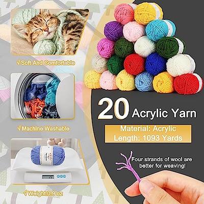 Coopay 63 PCS Crochet Kit, Upgraded Hanging Crochet Set with Case & Yarn  for Crocheting, Crochet Hook Set for Beginners Crochet Hook Kit with  Crochet