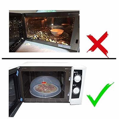 Microwave Splatter Cover, Microwave Cover for Food, Large Microwave Plate  Cover Guard Lid with Steam Vents Keeps Microwave Oven Clean, 11.5 Inch BPA