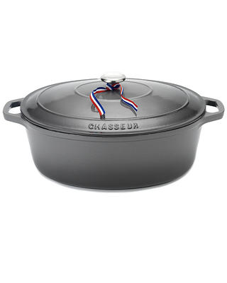 Chasseur 2.5-quart Red French Enameled Cast Iron Saucepan With Lid and –  frenchhome