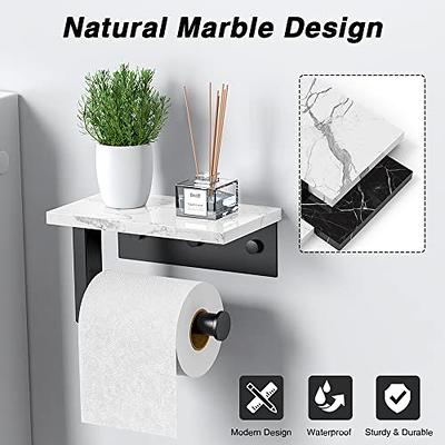 SUS 304 Stainless Steel Toilet Paper Holder with Phone Shelf Bathroom  Tissue Holder Toilet Paper Roll Holder