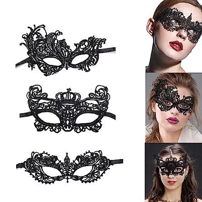 black lace masks