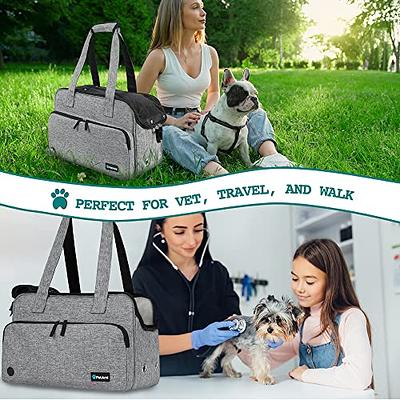 Portable Breathable Pet Carrier Bag Softsided Travel Handbag For