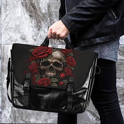 Skulls/Roses Gothic Messenger Bag