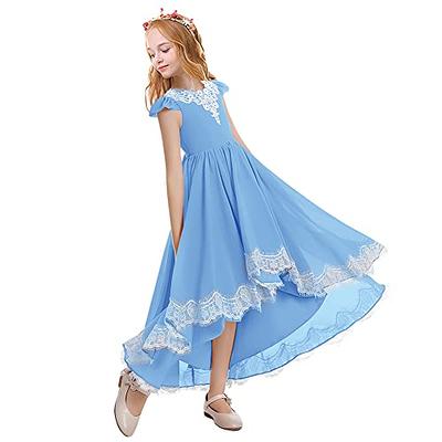 New Fancy Flower Girl Dresses kids Party Long Gown for Girls