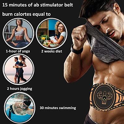 ABS Stimulator, Ab Machine, Abdominal Toning Belt Muscle Toner Fitness  Training Gear Ab Trainer Equipment for Home z-4