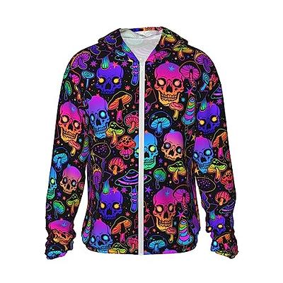 MZERSE Cooling UV Protection Clothing Sun Protection Hoodie Jacket,  Compatible with Trippy Magic Mushroom Skulls, Beach Summer Full Zip Sun  Block Clothing for Women Men Teens - Yahoo Shopping