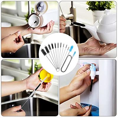 Double-ended Flexible Drain Cleaning Brush And 2 Straw Cleaning Brush,  Aquarium Filter Brush, Multiple Pipe Cleaners, Stainless Steel Long Tube  Cleaning Brush For Aquarium Or Home, Cleaning Supplies, Cleaning Tool, Back  To