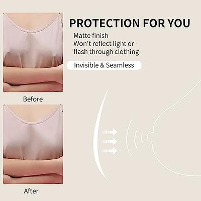ilnehc Nipple Covers for Women, Reusable Adhesive Silicone Nipple