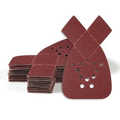 HARSKIYER 30pcs 120 Grit Mouse Detail Sander Sandpaper, Triangle