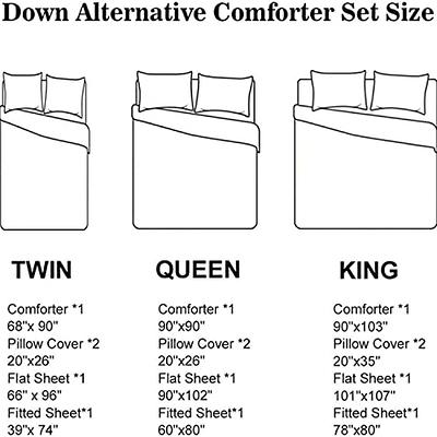  DCP Bedding King Comforter Set (90x103) - 3 Pieces