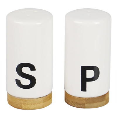 3 Basic Salt And Pepper Set With Stainless Steel Top - Room Essentials™ :  Target