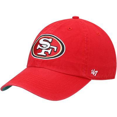 Men's New Era Scarlet San Francisco 49ers Omaha Throwback 59FIFTY Fitted Hat