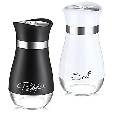 4 oz Clear Glass Spice Bottle with Shaker Lid and Pour/Spoon Dispenser