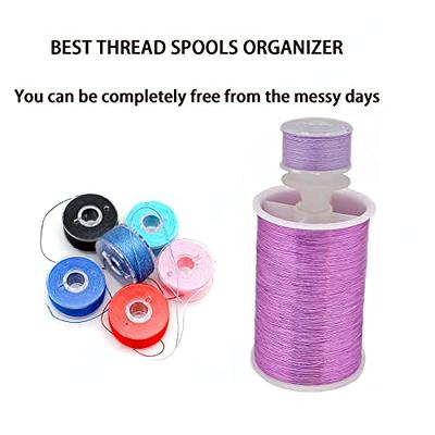 Plastic Bobbin Clips Sewing Thread Spool Accessories Easy Use Holders  Organizers