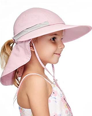 Camptrace Toddler Kids Sun Hats with Neck Flap UPF 50+ UV Protection Wide  Rigid Brim Boys Girls Beach Swim Sunhat - Yahoo Shopping