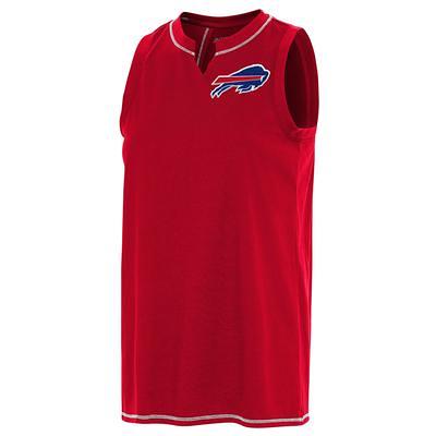 Women's Pro Standard Royal Buffalo Bills Ombre Wordmark Classic Cropped  Tank Top