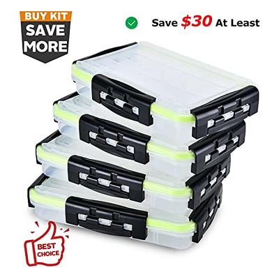 Fishing Organizer Sun Protection Airtight Stowaway Fish Lure Storage Boxes  Fishing Tackle Storage Trays Tackle Box For Small