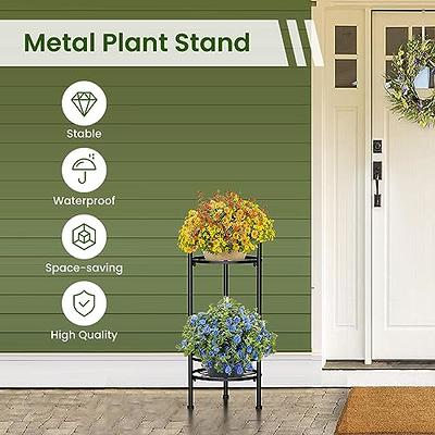 Metal Plant Stand, Heavy Duty Plant Stand for Indoor and Outdoor