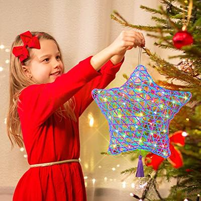  3D String Art Kit for Kids - Makes a Light-Up Star Lantern with  20 Multi-Colored LED Bulbs - Kids Gifts - Crafts for Girls and Boys Ages  8-12 - DIY Arts