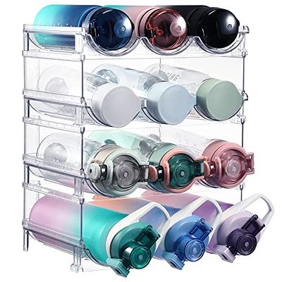 Stackable Water Bottle Storage Rack for Pantry Organizers