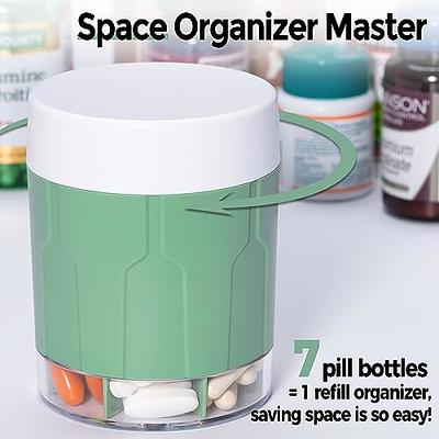 Yewltvep Pill Bottle Organizer Medicine Organizer Box Travel