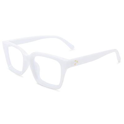  Hycredi Classic Square Eyewear Non-prescription Clear