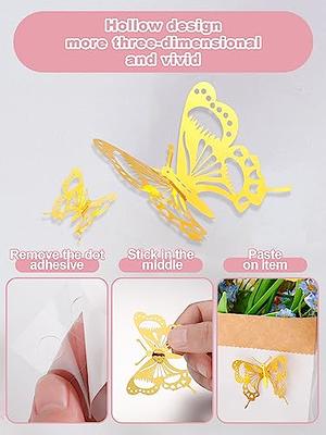 VIVIFun 172 Pcs Flower Bouquet Accessories, Diamond Corsage Pins and 3D  Gold Butterflies for Bouquet, Rose Floral Arrangement Supplies for Mother's  Day Wedding Birthday Party : : Arts & Crafts