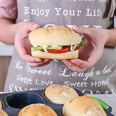 LONG XIN SERIES 1Pcs Silicone Baguette Baking Tray Muffin Pan Rolls  Hamburger Mold Bread Roll Pan Mini Bread Loaf Baking Tray for Kitchen Baking  Tools - Yahoo Shopping