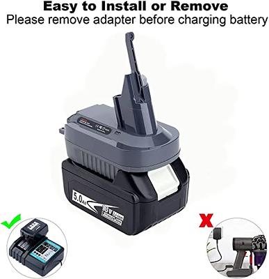 Replacement Dyson V7 V8 Battery Adapter, for Makita 18V Battery for Dyson  V7/V8 Series SV10 SV11 Animal Absolute Fluffy Motorhead 21.6V Li-ion 215681  Cordless Stick Handheld Vacuum Cleaner - Yahoo Shopping