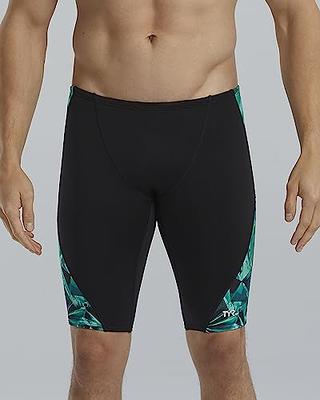 TYR Men's Standard Durafast Elite Solid Jammer Swimsuit, Green Crystalized,  30 - Yahoo Shopping