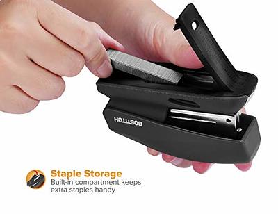 Bostitch Office Heavy Duty Stapler, 40 Sheet Capacity, No Jam, Half Strip,  Fits into the Palm of Your Hand, For Classroom, Office or Desk, Metallic