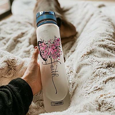 Girls Gift Liter Motivational Water Bottle With Time Marker - Jolly Family  Gifts
