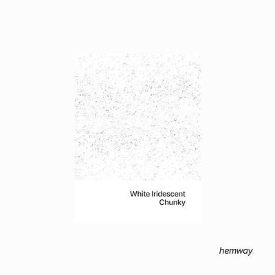 Hemway Glitter Paint Additive Crystals for Acrylic Emulsion Paint, Interior  & Exterior Walls, Wood, Varnish, Matt, Gloss, Furniture 100g / 3.5oz -  Chunky (1/40 0.025 0.6mm) - White Iridescent - Yahoo Shopping