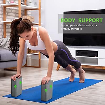 20 Pcs Yoga Blocks Bulk Eva Foam Exercise Brick Purple Non Slip Gymnastic  Blocks Soft High Density Dance Blocks for Girls Women Toning Meditation