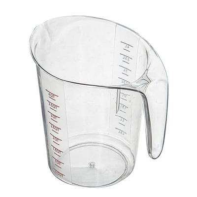 RW Base 4 Quart Measuring Jar, 1 Durable Measuring Beaker - Metric And  Imperial Units, V-Shaped Spout, Clear Plastic Measuring Cup, Handle With  Thumb-Grip, Tolerates Up To 248F - Restaurantware - Yahoo Shopping
