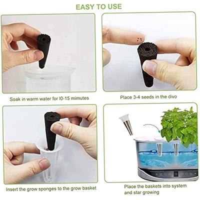 Hanaoyo Reusable Seed Starter Tray, 5 PCS Seed Starter Kit with Flexible  Pop-Out Cells (60 Cells in Total), Seedling Starter Trays for Seed Starter