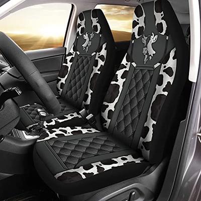 Universal Car Seat Cushions, Front Seats 2-Pack Padded Luxury Cover (Gray)