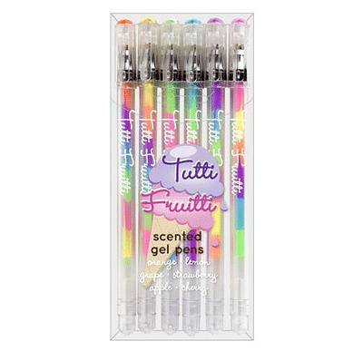 Niutop 12-Color Scented Glitter Gel Pens for Kids, Fruity Scented