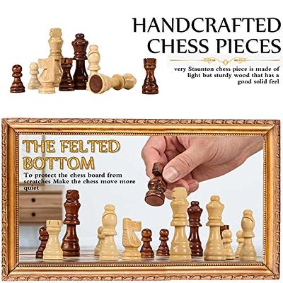 Chess Board Game Set Wood, Wooden Chess Games Sets