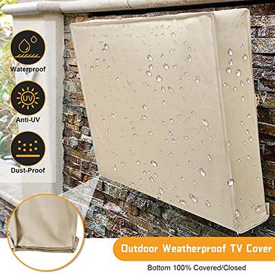 Outdoor TV Cover 39 to 40 Inch Weatherproof, Waterproof Outside TV Covers Heavy  Duty 600D Oxford