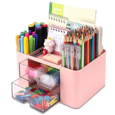 Pen Holder, Office Desk Organizer, and Accessories，Multi-Functional Pencil  Cup, Pencil Holder for Desk, Pen Organizer, Desktop Stationary Organizer 