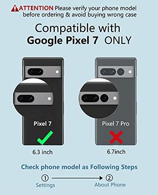 FNTCASE for Google Pixel 7-Pro Case: Dual Layer Protective Heavy Duty Cell  Phone Cases Shockproof Rugged with Non Slip Textured - Military Protection