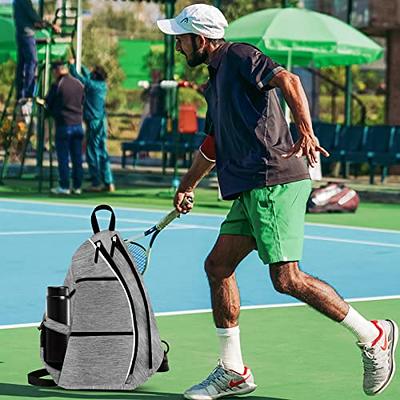 ACOSEN Tennis Bag Tennis Backpack - Large Tennis Bags for Women and Men to Hold Tennis Racketpickleball Paddles Badminton Racquet Squash Racquetballs
