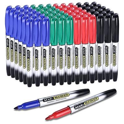 WallDeca Dry-Erase Thick Fine Line Markers, 13 Assorted Colors