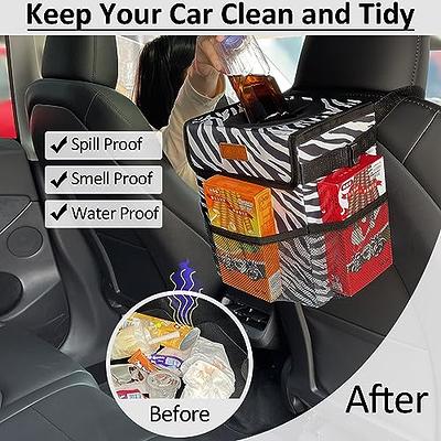 K KNODEL Car Trash Can, Waterproof Auto Garbage Bag, Car Trash Can