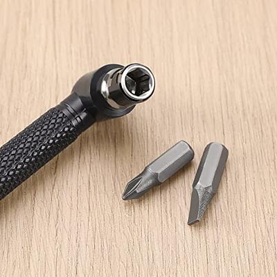 L-shaped Socket Wrench Double-headed Extension Handle Screwdriver Spanner 90  Degree Right Angle Screwdriver Adapter Utility Tool With 10 Pcs Various A