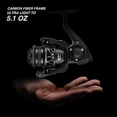 Spinning Reel, Ultra Smooth Lightweight Spinning Fishing Reel, 5.2:1 Gear  Ratio Super Smooth Baitcast Reel with Magnetic Braking System (Color 