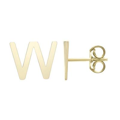 14k Yellow Gold Initial Alphabet A B C D E F G H I J